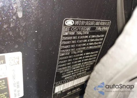 2018 Land Rover Range Rover 5.0L V8 Supercharged Autobiography from USA, damaged, VIN SALGV2REXJA508359